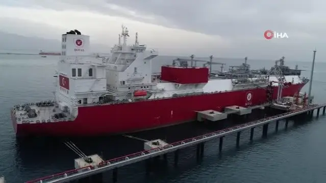 Türk bayraklı ilk doğalgaz depolama gemisi: Ertuğrul Gazi