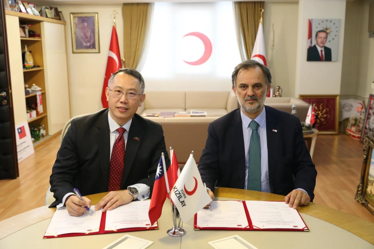 Türk Kızılay\'la Taipei Ekonomi ve Kültür Misyonu arasında iş birliği protokolü