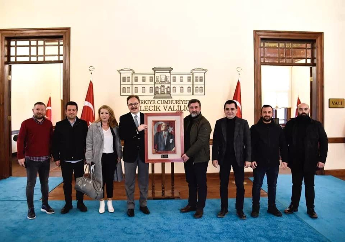 Bilecikspor\'dan Vali Kızılkaya\'ya ziyaret