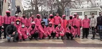 Denizli'de Yemek Sepeti Banabi motokuryeleri kontak kapattı