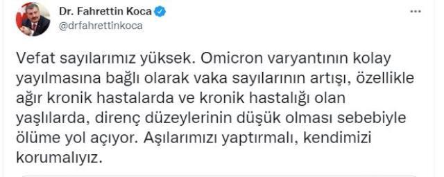 Son Dakika: Türkiye'de 4 Şubat günü koronavirüs nedeniyle 248 kişi vefat etti, 111 bin 157 yeni vaka tespit edildi