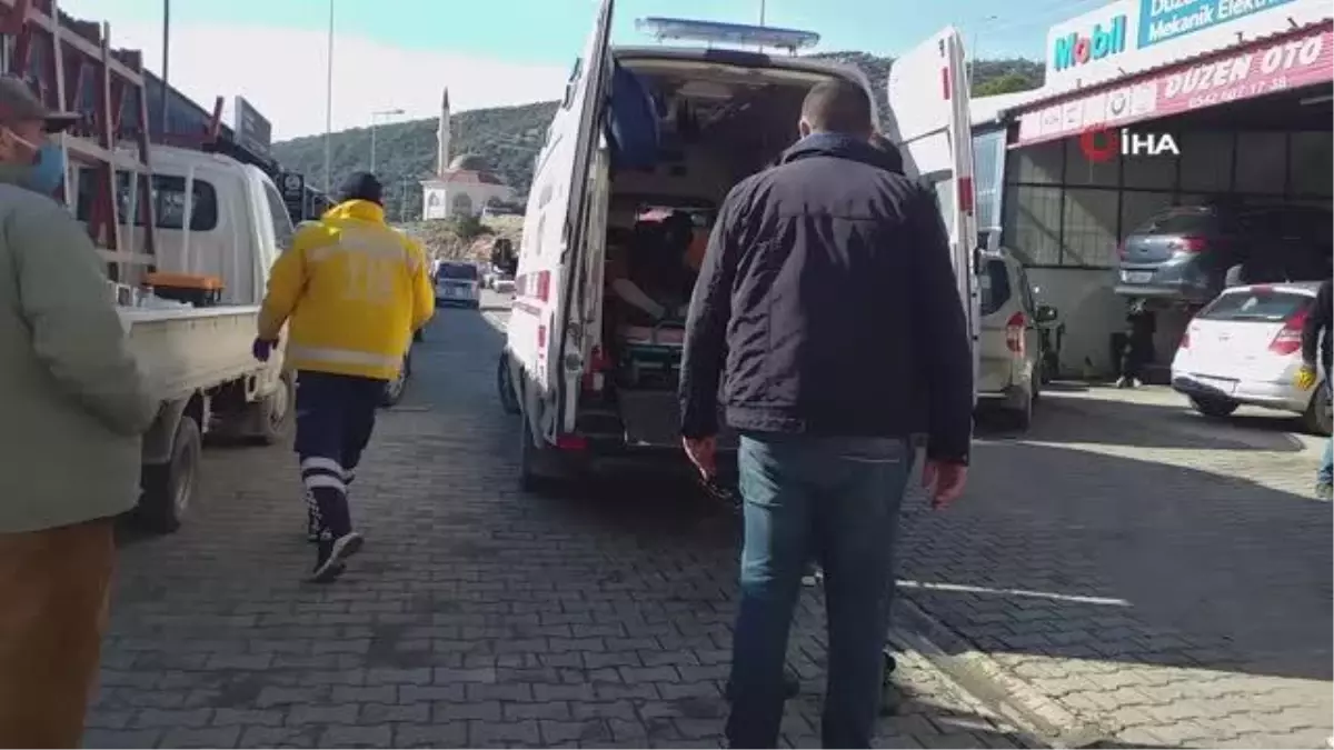 10 metre yükseklikteki duvardan düşen vatandaş yaralandı