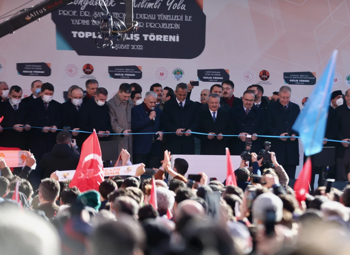 Binali Yıldırım, Zonguldak\'taki toplu açılış töreninde konuştu: (2)