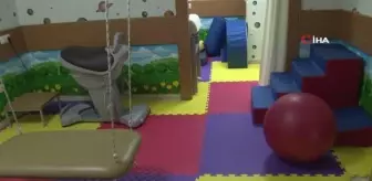 Elazığ'da Serabral Palsi hastası çocuklar 'Duyu bütünleme terapi odasında' tedavi ediliyor