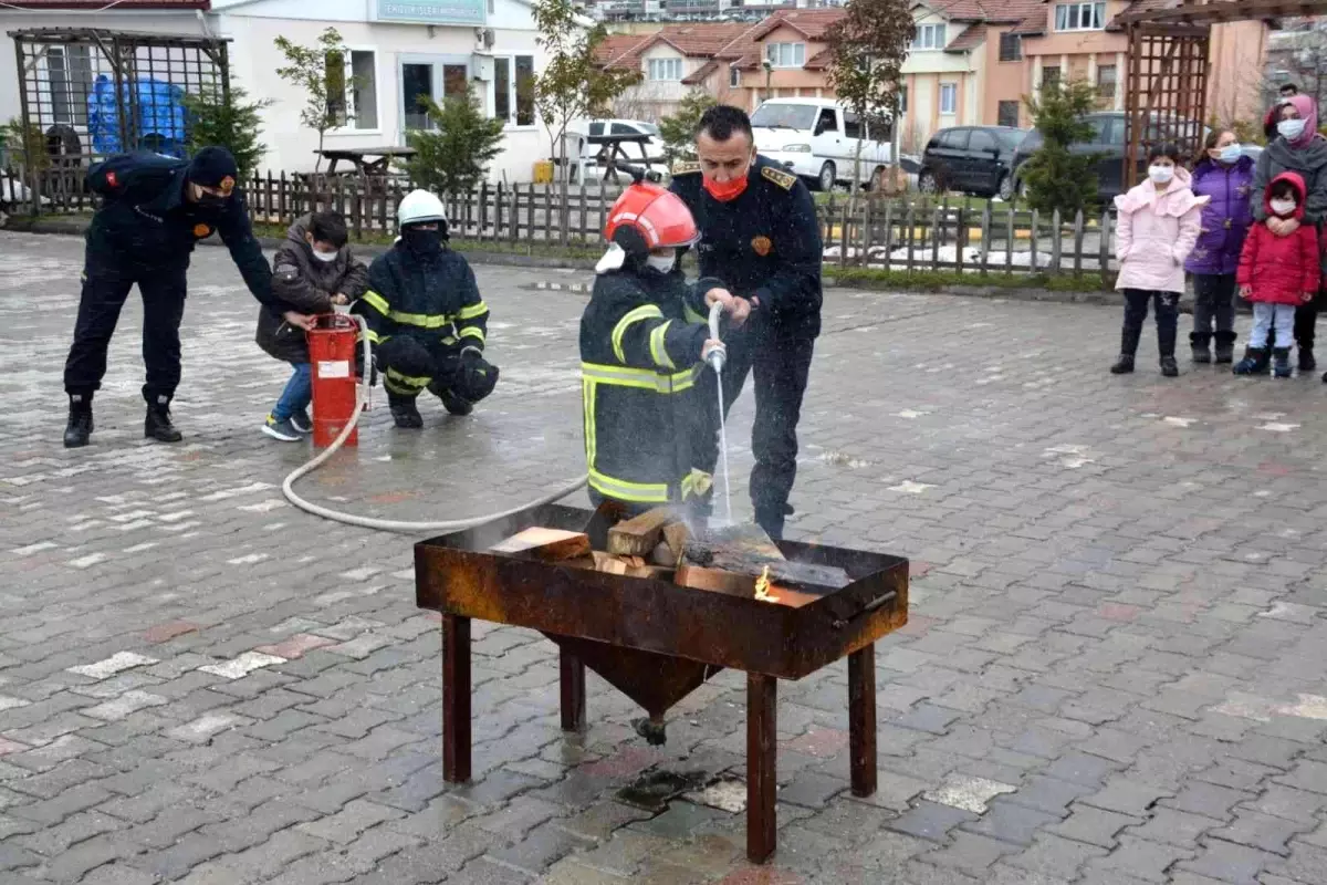 Sevgi Evleri çocuklarından belediye ve itfaiyeye ziyaret