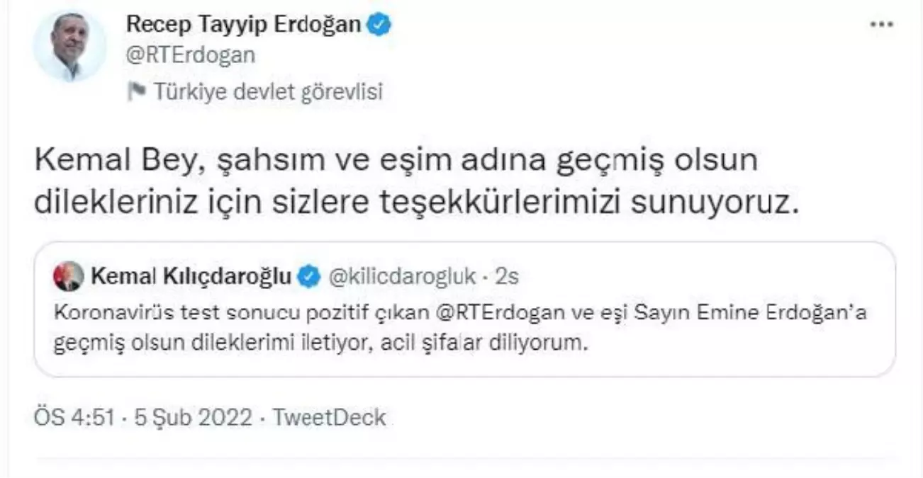 Siyasilerden Cumhurbaşkanı Erdoğan\'a geçmiş olsun mesajları (6)