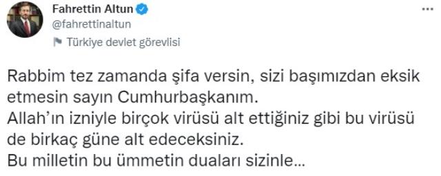 Son Dakika! Cumhurbaşkanı Erdoğan koronavirüse yakalandı