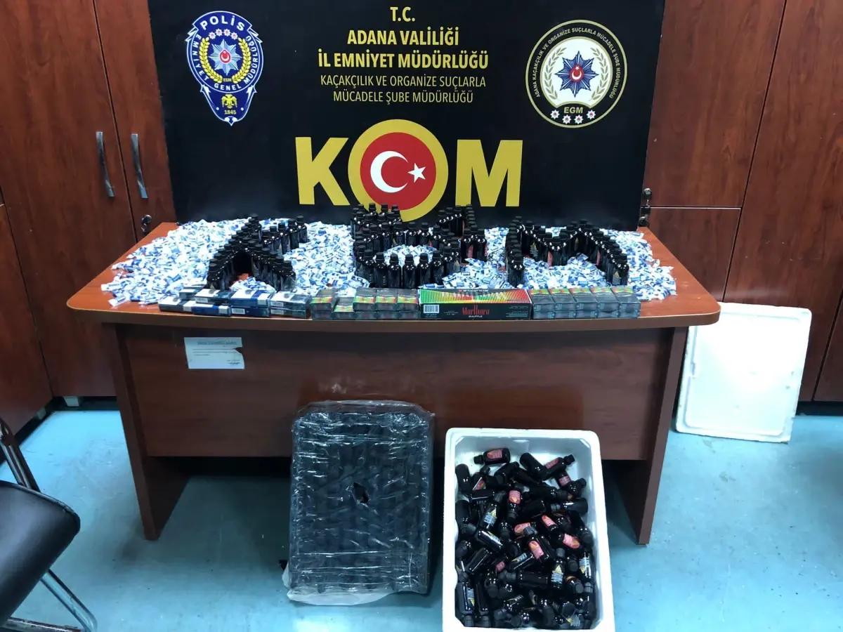 Son dakika haberleri | ADANA\'DA KAÇAK AKARYAKIT VE SAHTE İÇKİ OPERASYONU