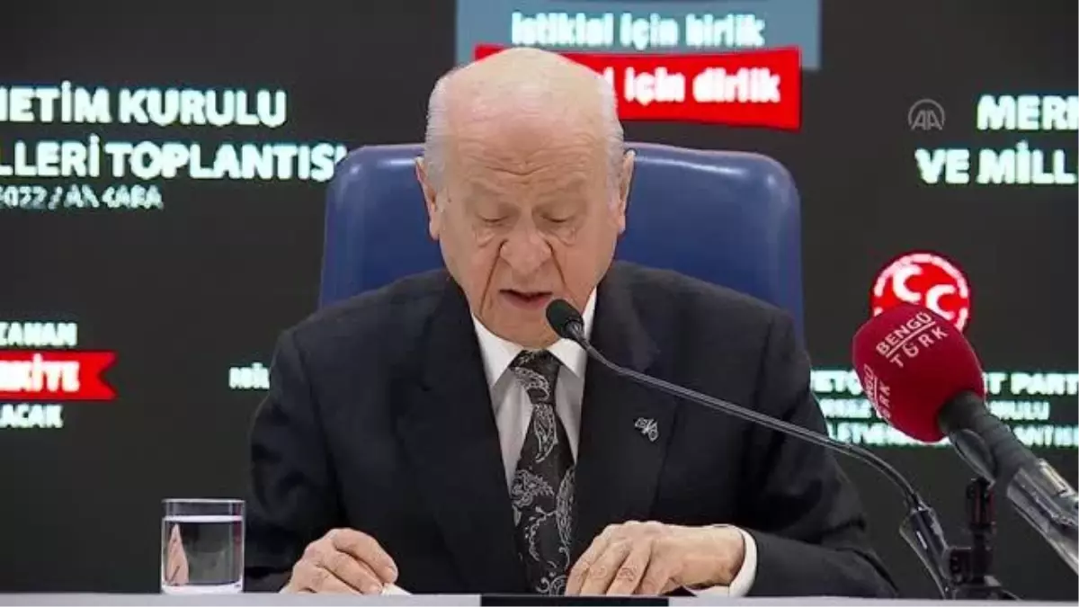 Bahçeli: "(Avrupa Konseyinin Kavala kararı) Bu sözde karar, Türkiye\'nin hukuk gücüne ve demokrasi güvenliğine suikasttir"