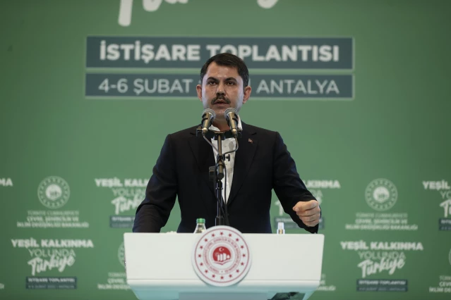 Bakan Kurum, Yeşil Kalkınma Yolunda Türkiye İstişare Toplantısı nın sonuç bildirgesini açıkladı: (2)