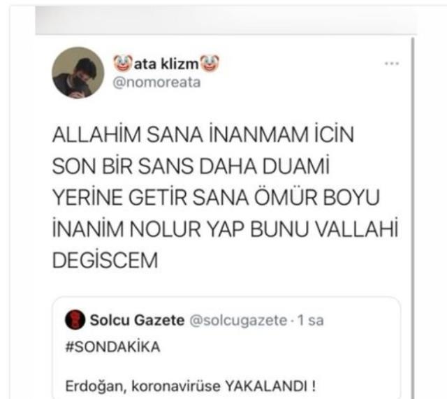 İşte soruşturmanın nedeni! Erdoğan'ın koronaya yakalanmasının ardından nefret tweetleri!