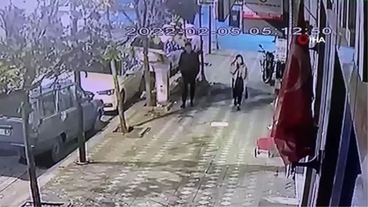 Kız arkadaşının yanında dehşeti yaşadı