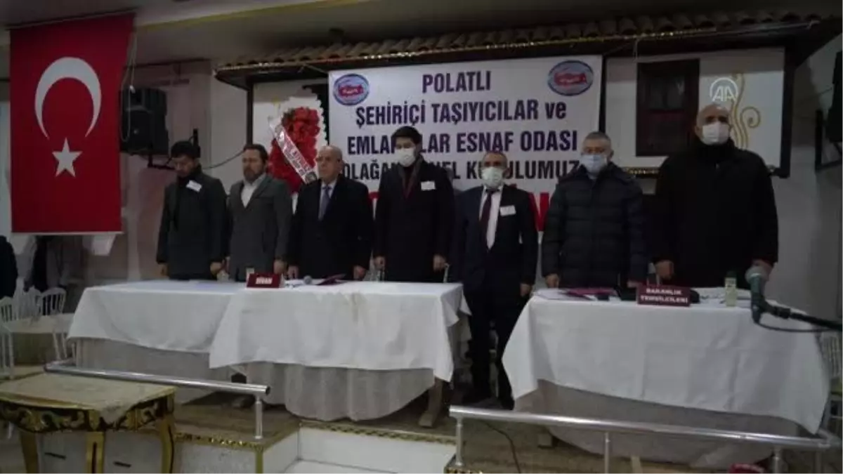 Polatlı Şehiriçi Taşıyıcılar ve Emlakçılar Esnaf Odası Başkanlığı\'na Akkaya seçildi