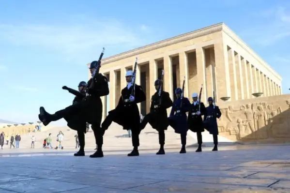 Son dakika haber! Anıtkabir'in nöbetçi askerleri