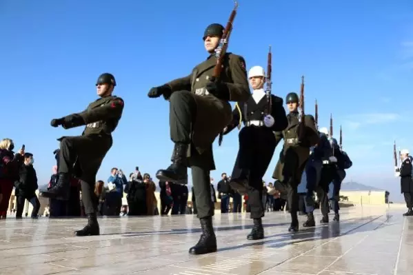 Son dakika haber! Anıtkabir'in nöbetçi askerleri