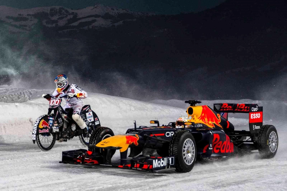 Formula 1\'in yeni \'1 numarası\' Verstappen bu kez buz pistine çıktı