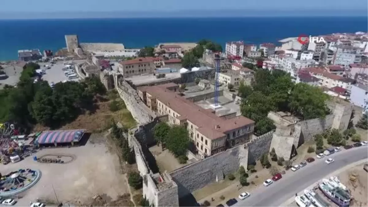 Sinop\'un Tarihi Kale Surları restorasyonu devam ediyor