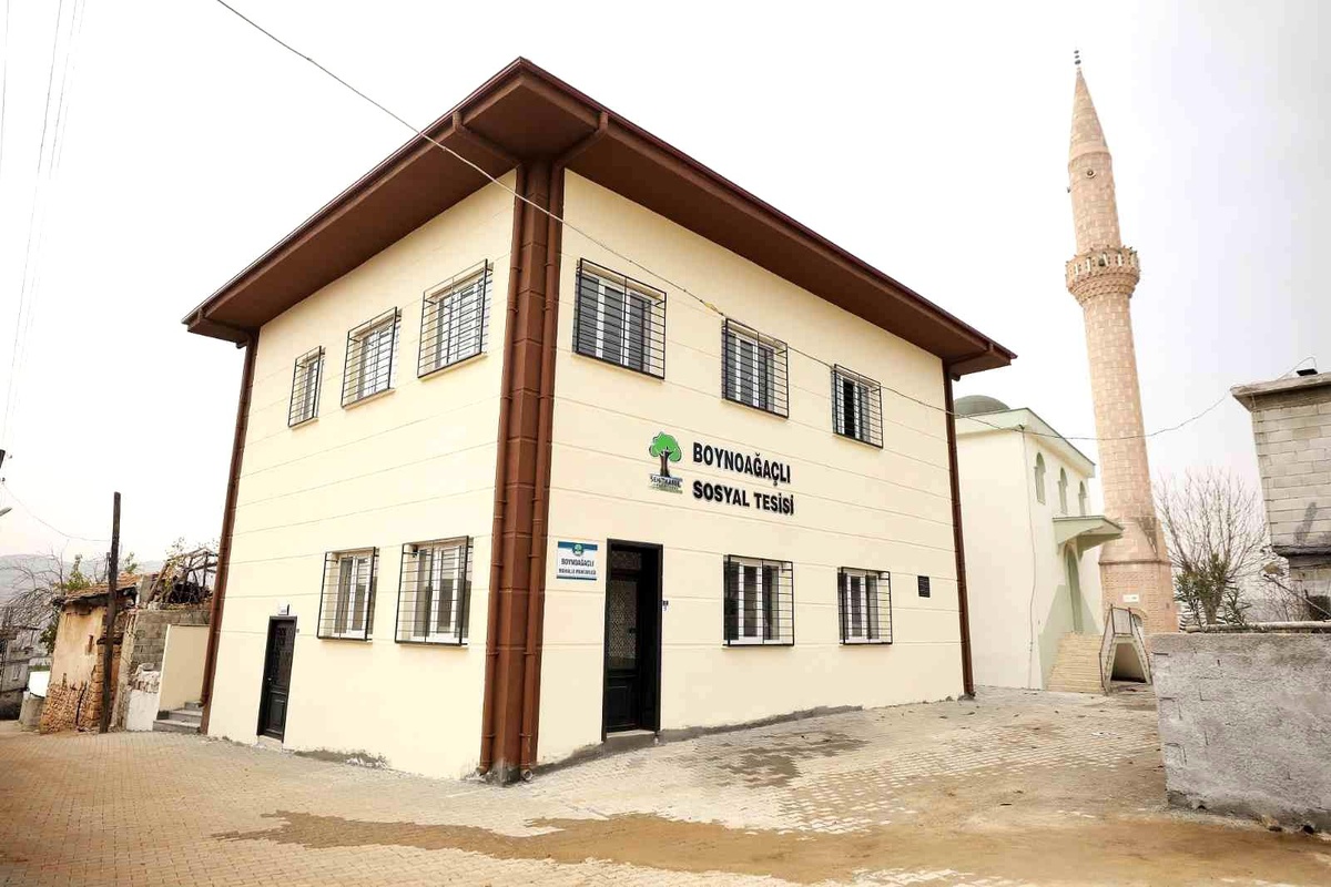 Ağaçlı boyno sosyal tesisi hizmete girdi