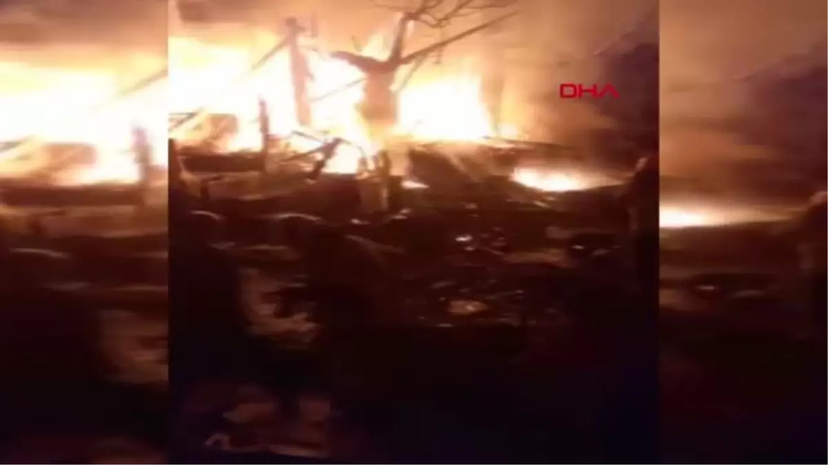 Bursa'da korkutan baraka yangını