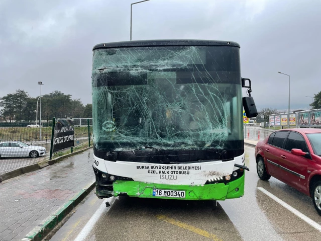 Özel halk otobüsü ile çarpışan okul servisindeki 7 kişi yaralandı