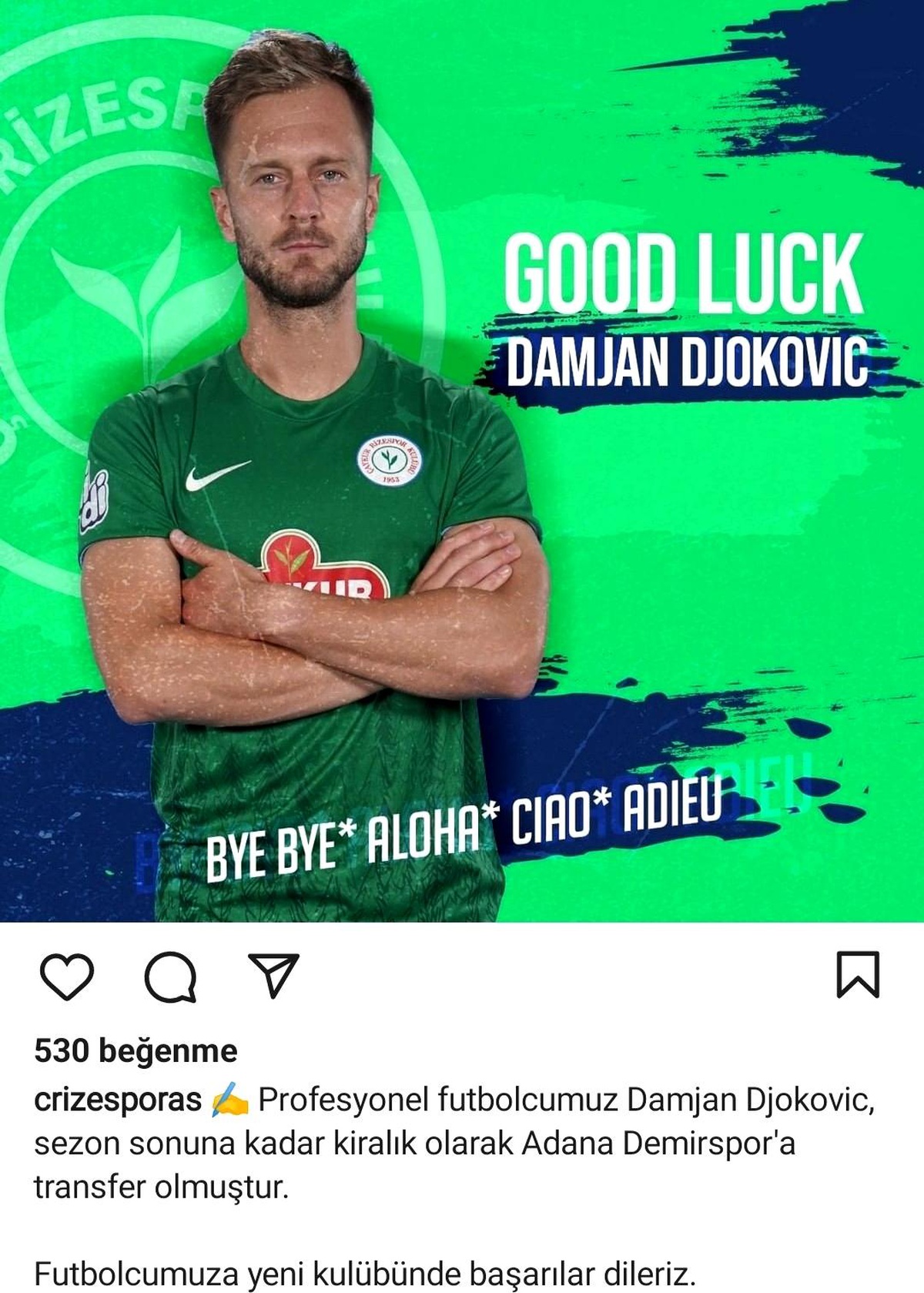 Damjan Djokovic, Adana Demirspor\'da