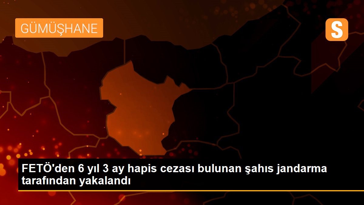 FETÖ\'den 6 yıl 3 ay hapis cezası bulunan şahıs jandarma tarafından yakalandı