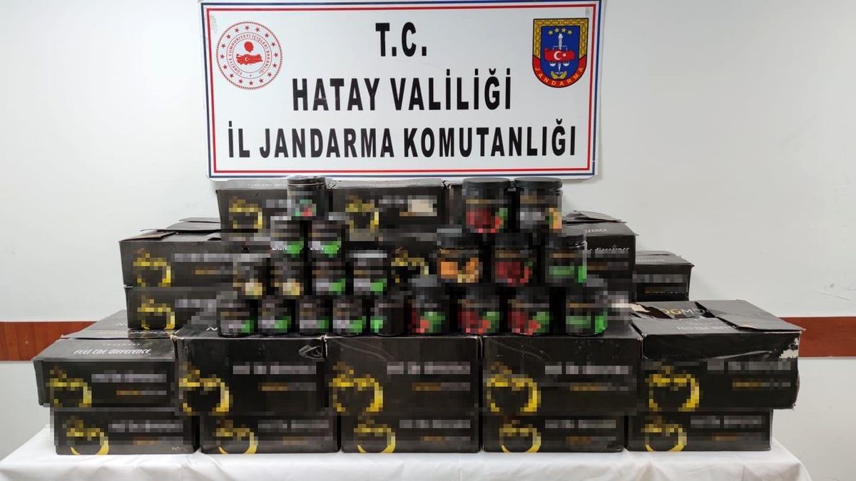 Hatay\'da 258 kilogram kaçak nargile tütünü ele geçirildi