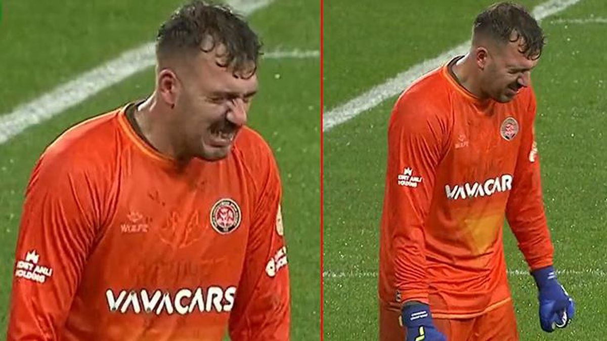 Karagümrük kalecisinin maçta zangır zangır titrediği anlar gündem oldu!