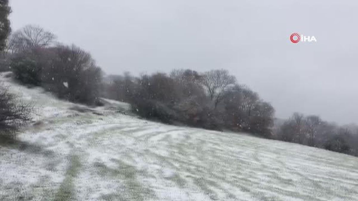 Kepsut ve Sındırgı'da kar yağışı başladı