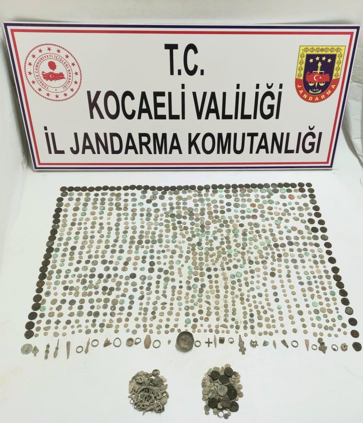 Kocaeli\'de 1536 parça tarihi eser ele geçirildi