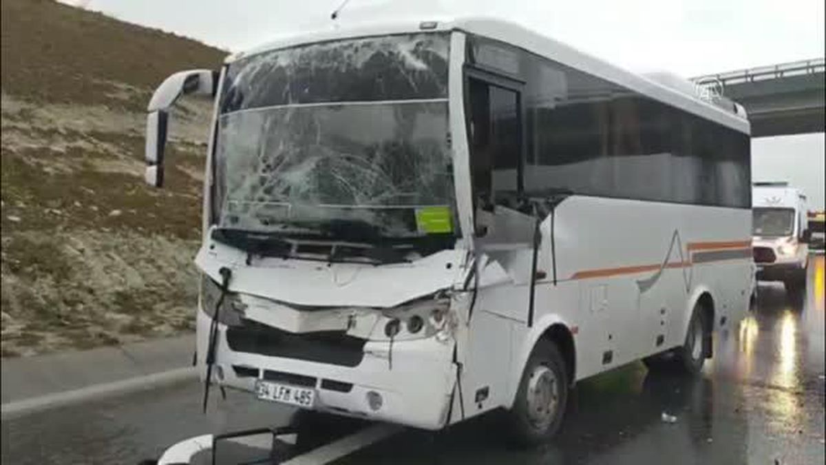 Son dakika haber: Kuzey Marmara Otoyolu'ndaki trafik kazasında 1 kişi yaralandı