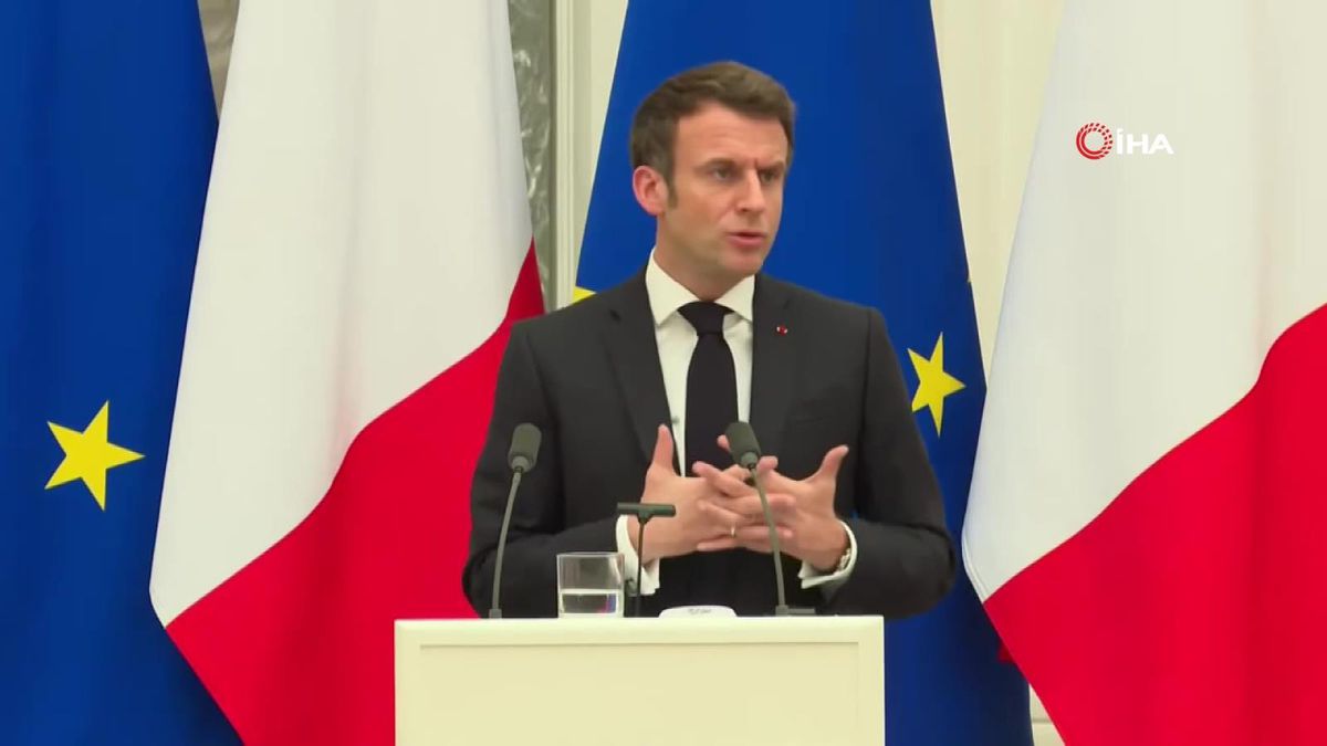 Macron: "Ukrayna krizi hakkında önümüzdeki günler belirleyici olacak"