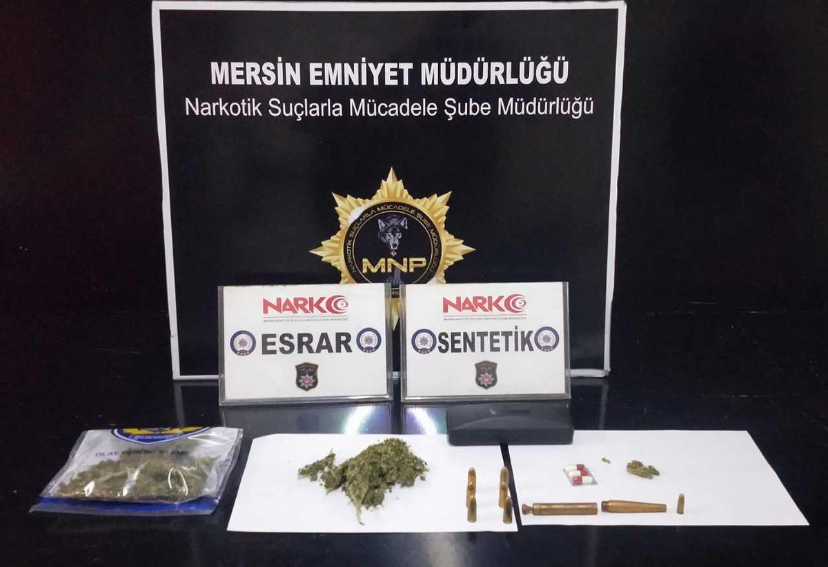 Mersin\'deki uyuşturucu operasyonunda yakalanan 4 şüpheliden 3\'ü tutuklandı