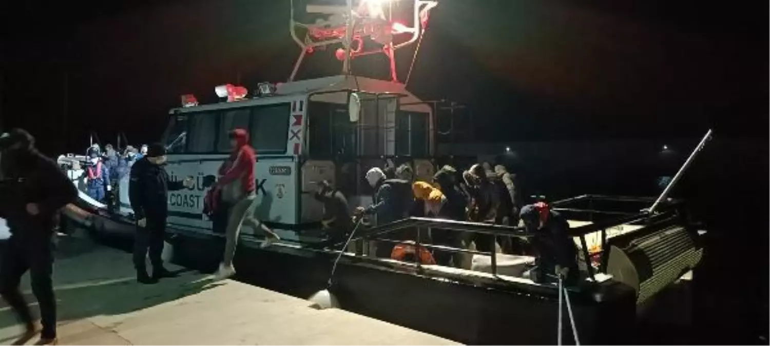 Muğla açıklarında 42 göçmen kurtarıldı