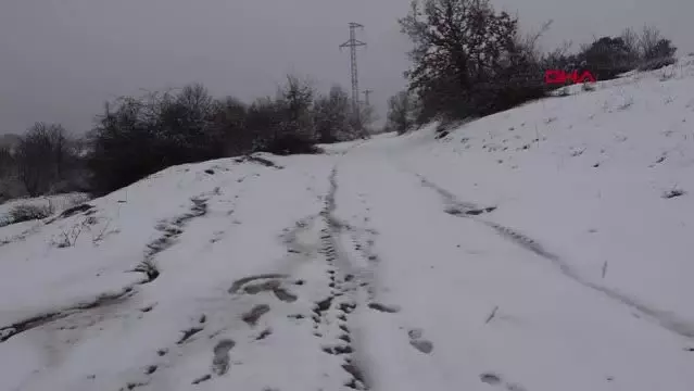 Trakya'nın yükseklerinde kar yağışı