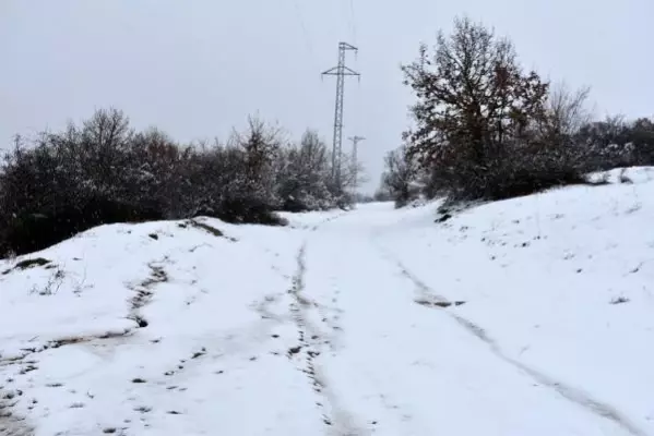 Trakya'nın yükseklerinde kar yağışı