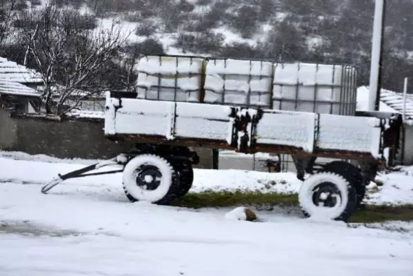 Trakya'nın yükseklerinde kar yağışı