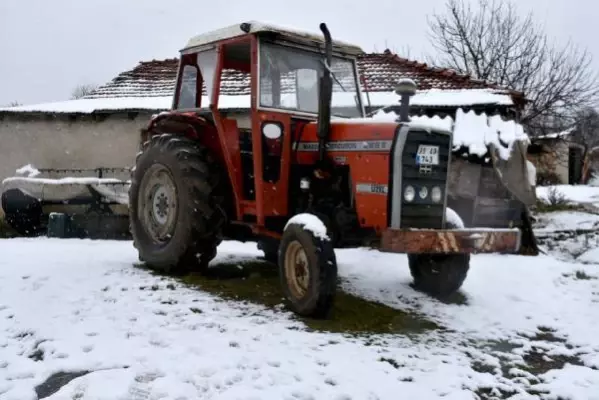 Trakya'nın yükseklerinde kar yağışı