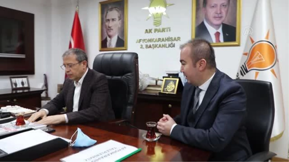 Son dakika haberleri! AFYONKARAHİSAR - Bakan Yardımcısı Tancan, AK Parti İl Başkanlığı\'nı ziyaret etti
