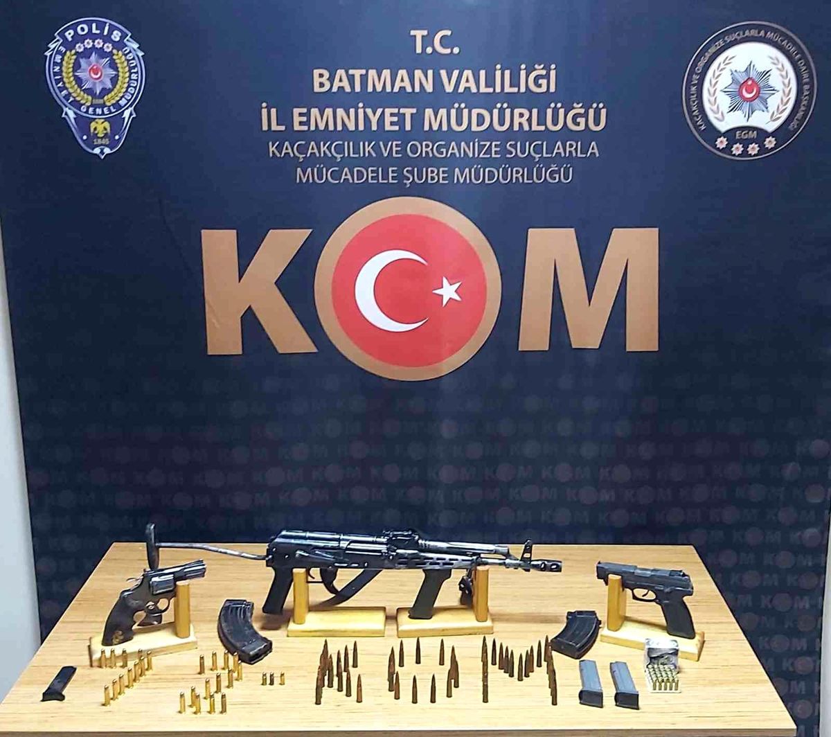 Batman\'da silah ve mühimmat ele geçirildi