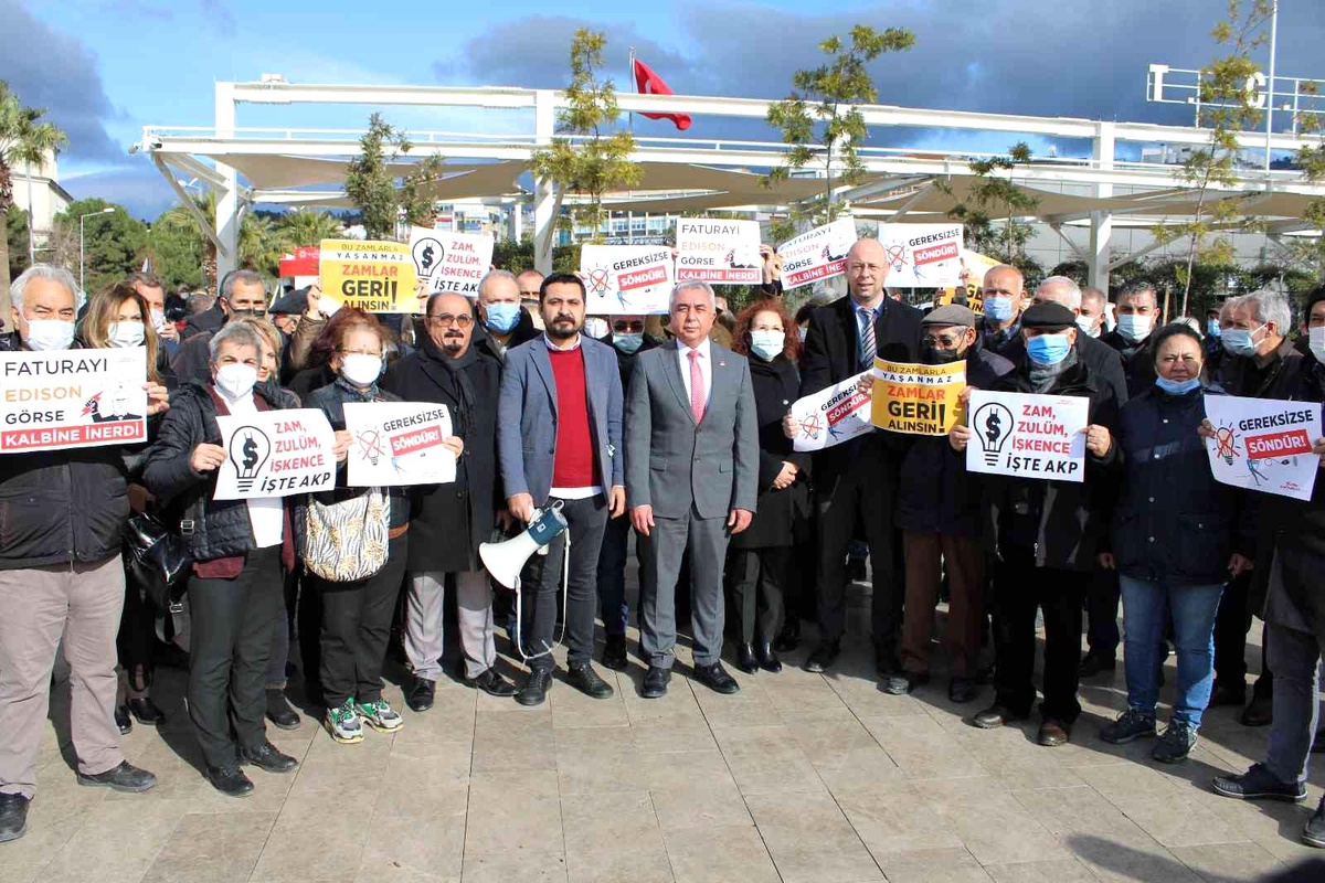 CHP Aydın İl Teşkilatından elektrik zammına tepki