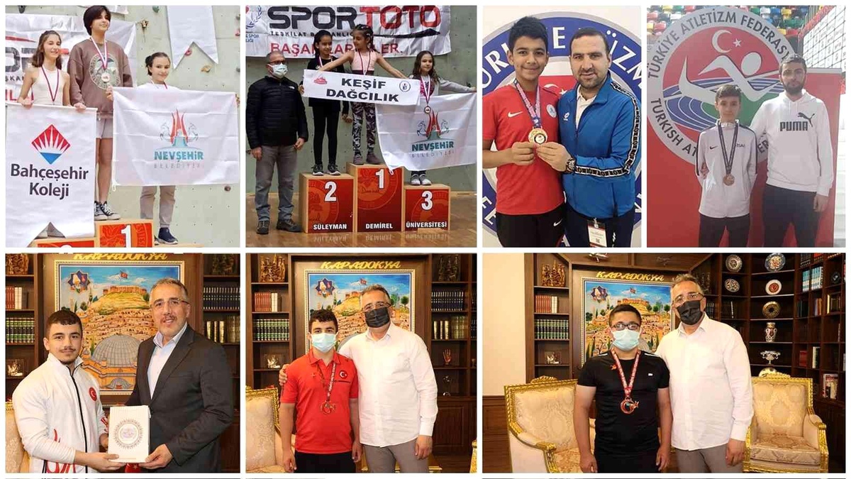 Genç sporcular başarılarıyla göz kamaştırıyor