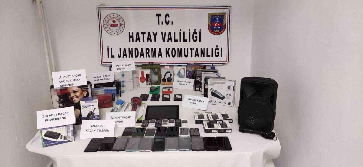 Son dakika haberi... Hatay\'da kaçakçılık operasyonu