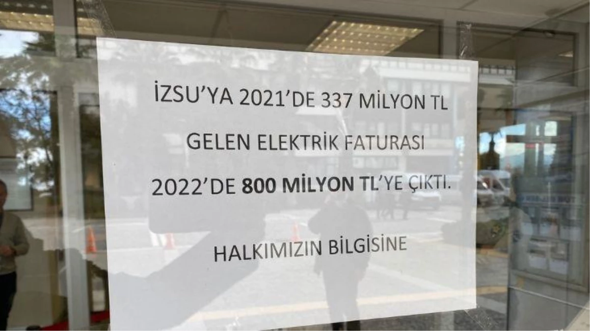 İzmir Büyükşehir Belediye Başkanı Soyer paylaştı! İzsu\'ya gelen elektrik faturası 800 milyona çıktı