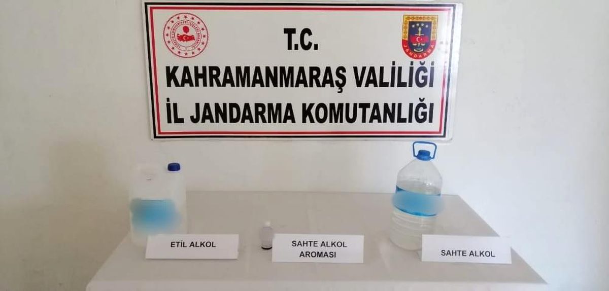 Son dakika! Kahramanmaraş\'ta sahte alkol operasyonu