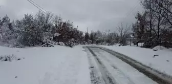 Kar nedeniyle 10 mahallenin yolu ulaşıma kapandı