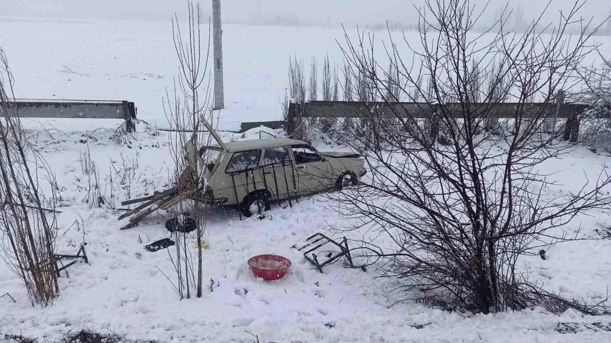 Konya\'da otomobil ile cip çarpıştı: 1 yaralı