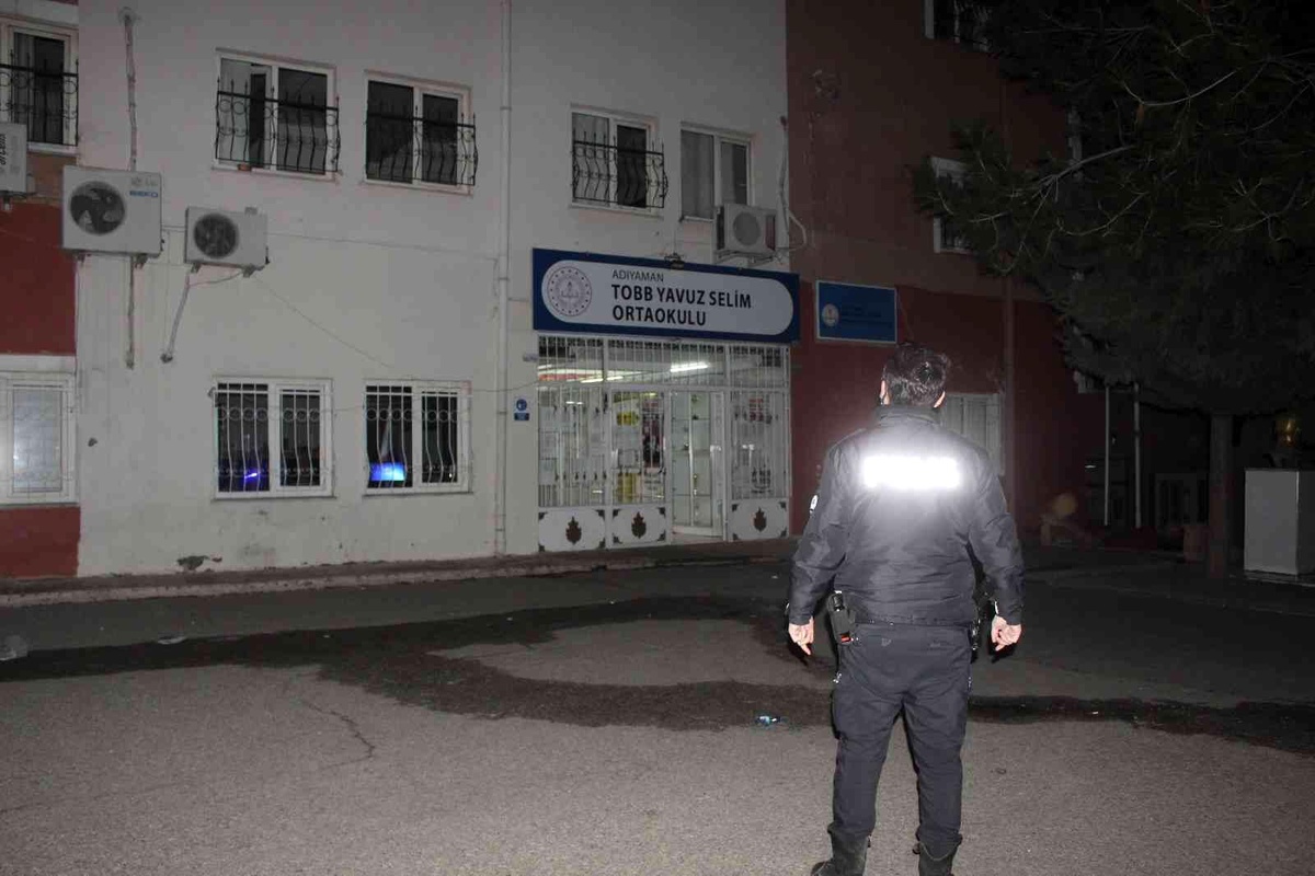 Okulda hırsızlık ihbarı polisi harekete geçirdi