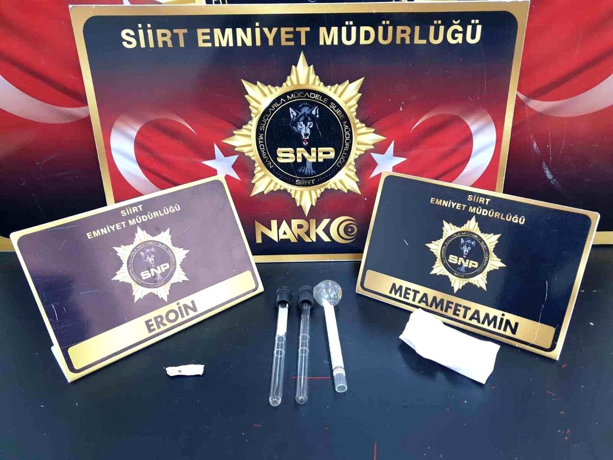 Siirt\'te şüpheli şahıs üzerinde uyuşturucu madde ele geçirildi