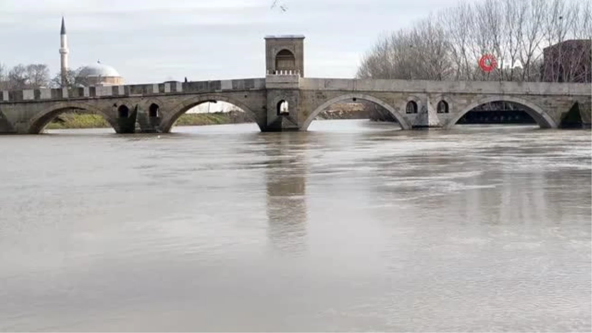 Tunca Nehri\'nin debisi 3 günde 3 kat arttı